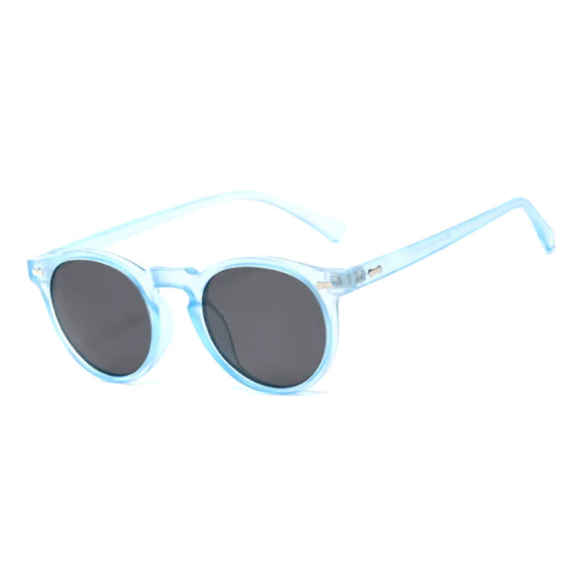 Vintage Zonnebril voor Dames - UV400 Gepolariseerde Bril Shades Brillen - Blauw