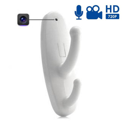 Security Camera Kapstok DVR Met Microfoon Wit - 720p