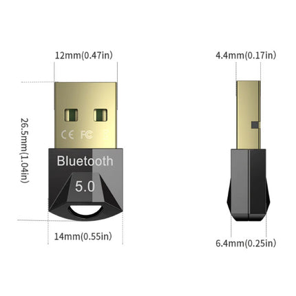 Bluetooth 5.0 Adapter - Transmitter/Receiver Draadloze Dongle Ontvanger Zender