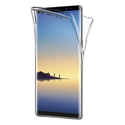 Samsung Galaxy Note 8 Full Body 360° Transparant TPU Silicone Hoesje + PET Screenprotector