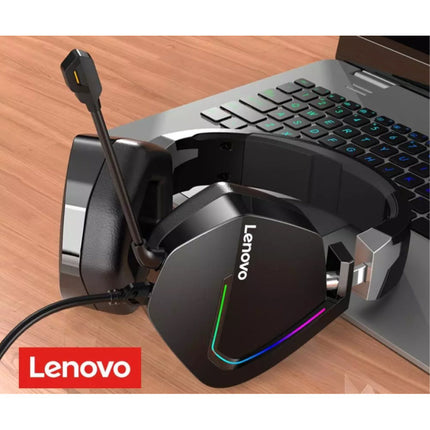 H402 Gaming Koptelefoon met 7.1 Surround Sound - USB Aansluiting Headset met Microfoon DJ Headphones Zwart