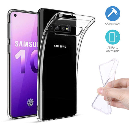 Samsung Galaxy S10 Transparant Clear Case Cover Silicone TPU Hoesje 