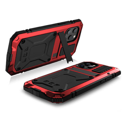iPhone 12 Pro Max 360°  Full Body Case Hoesje + Screenprotector - Shockproof Cover Wit
