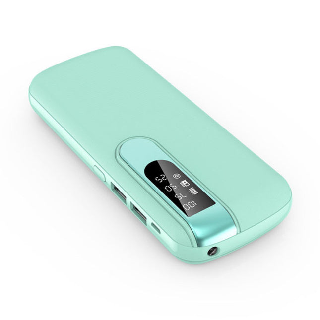 Powerbank 50.000mAh Dual 2x USB Poort  - LED Display en Zaklamp - Externe Noodaccu Batterij Oplader Charger Groen