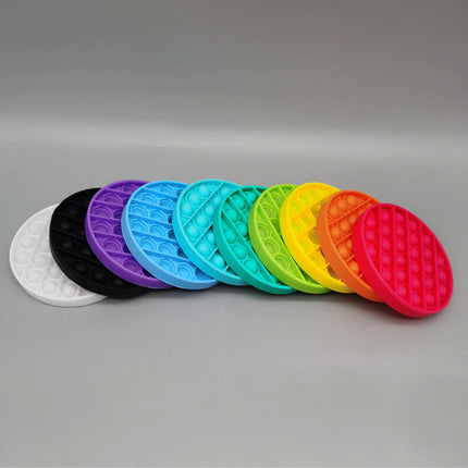 Pop It - Fidget Anti Stress Speelgoed Bubble Toy Siliconen Mannetje Oranje