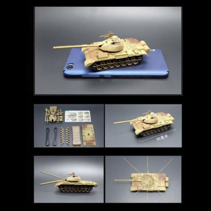 T-55A Bouwkit 1:72 Schaalmodel - Duitse Leger Tank Plastic Hobby Doe-het-zelf Model