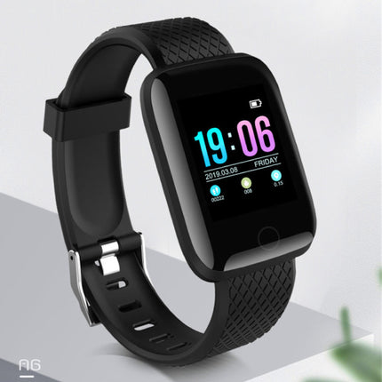 Sports Smartwatch BIONIC D13 Fitness Sport Activity Tracker Smartphone Horloge iOS Android iPhone Samsung Huawei Zwart