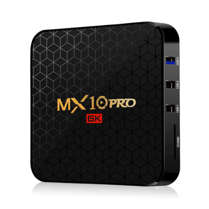MX10 Pro 6K TV Box Mediaspeler Android 9.0 Kodi - 4GB RAM - 64GB Opslagruimte