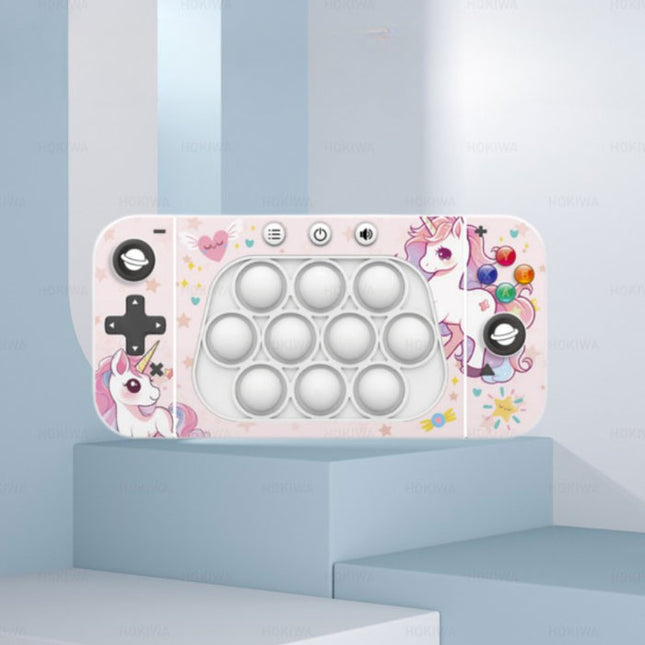 Pop It Spel - Fidget Toy Controller - Quick Push Anti Stress Motoriek Speelgoed Eenhoorn