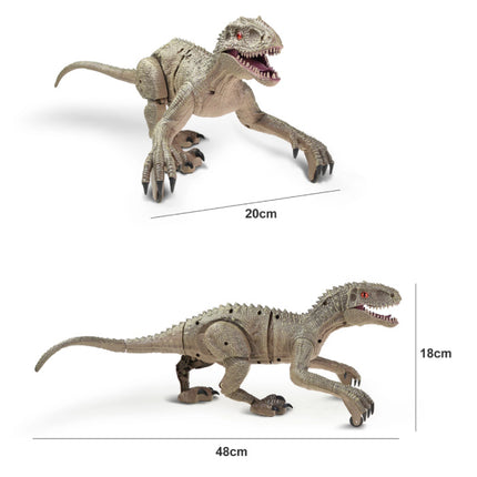 RC Velociraptor Dinosaurus met Afstandsbediening - Speelgoed Bestuurbaar Robot Bruin