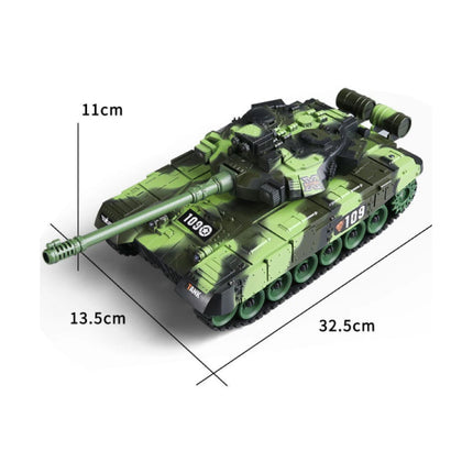 RC Militaire Tank met Afstandsbediening - M1 Leopard 2 Model - Zilver