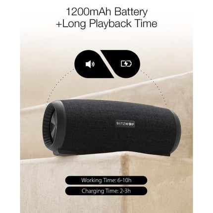 BW-WA1 Draadloze Speaker - Luidspreker Wireless Bluetooth 5.0 Soundbar Box Zwart