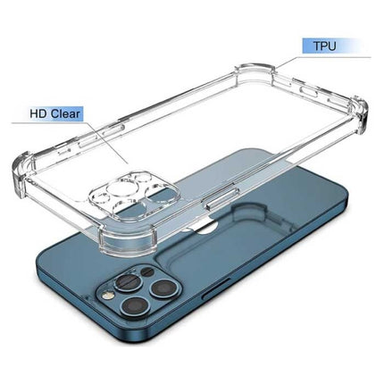 iPhone 15 Pro Transparant Bumper Hoesje - Flexibel Silicoon Case Cover Hydrogel Helder
