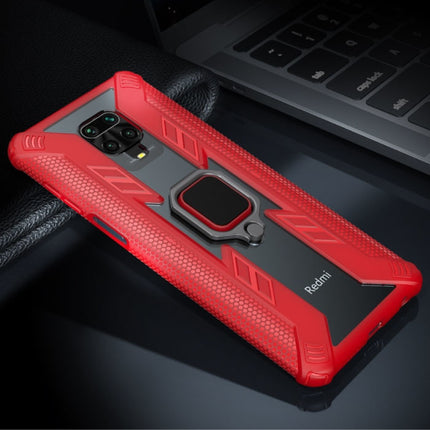 Xiaomi Redmi K20 Pro Hoesje - Magnetisch Shockproof Case Cover Cas TPU Rood + Kickstand