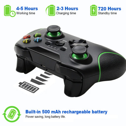 Gaming Controller voor Android/iOS/PC/PS3 met Clip en USB 2.4G Stick - Bluetooth Gamepad Mobiele Telefoon Zwart