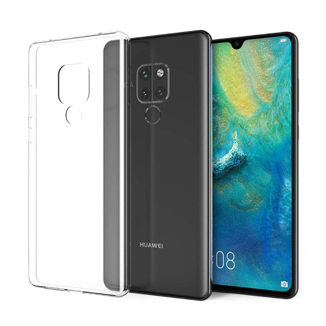 Huawei Mate 20 Transparant Clear Case Cover Silicone TPU Hoesje 