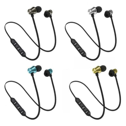 Draadloze Oortjes met Nekband Kabel - Oordopjes TWS Bluetooth 4.2 Earphones Earbuds Oortelefoon Blauw