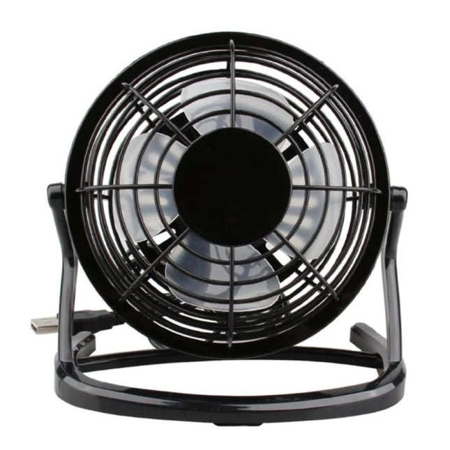 Oplaadbare Draagbare Ventilator - Handventilator 2500RPM Zwart