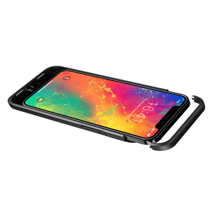 iPhone 12 Mini Powercase 4000mAh Powerbank Hoesje Oplader Batterij Cover Case Zwart