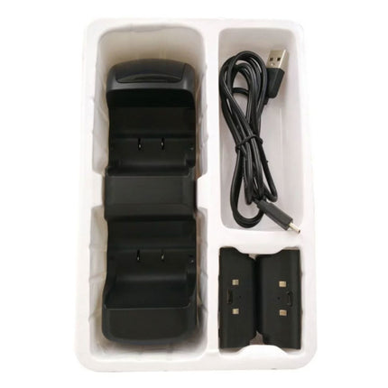 Oplaadstation voor Xbox One X/S Charging Dock Station voor Controller - Dual Laadstation met 2x Herlaadbare Batterij