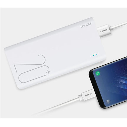 Sense 6 Externe 20.000mAh Powerbank Noodaccu Batterij Oplader Charger Wit