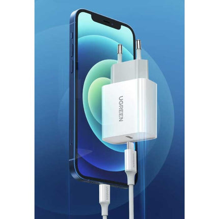 20W Stekkerlader - Quick Charge 4.0 / PD USB Oplader Muur Lader Stekkerlader Adapter Wit