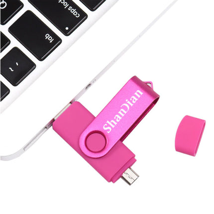 High Speed Flash Drive 8GB - USB en USB-C Stick Geheugen Kaart - Paars