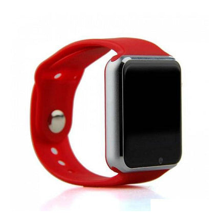 Originele A1/W8 Smartwatch Smartphone Fitness Sport Activity Tracker Horloge OLED Android iOS iPhone Samsung Huawei Rood