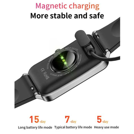 Smartwatch met Slaapmonitor Menstruatie Fitness Sport Activity Tracker Smartphone Horloge iOS Android IP68 Waterdicht Zilver Mesh