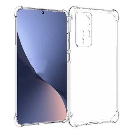 Xiaomi 12 Pro Transparant Bumper Hoesje - Clear Case Cover Silicone TPU Anti-Shock