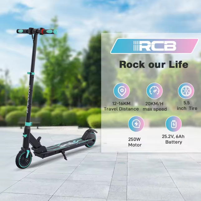 Rockourlife R15 Elektrische Scooter voor Kinderen - Smart E Step - 250W - 20 km/u - Oranje