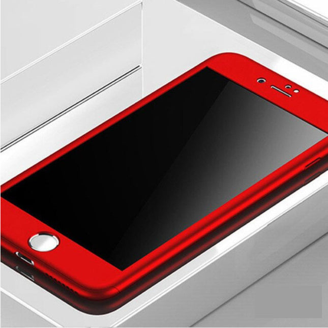 iPhone 11 Pro 360°  Full Cover - Full Body Case Hoesje + Screenprotector Rood