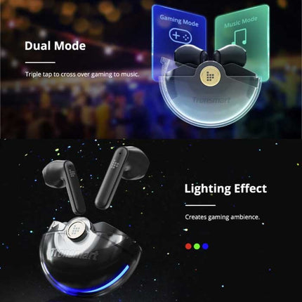 Battle Draadloze Gaming Oortjes - Touch Control Oordopjes TWS Bluetooth 5.0 Earphones Earbuds Oortelefoon Zwart