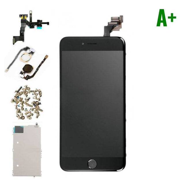 iPhone 6 Plus Voorgemonteerd Scherm (Touchscreen + LCD + Onderdelen) A+ Kwaliteit - Zwart