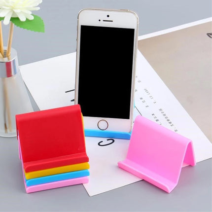 Universele Telefoonhouder Candy Bureau Standaard - Videobellen Smartphone Holder Desk Stand Rood