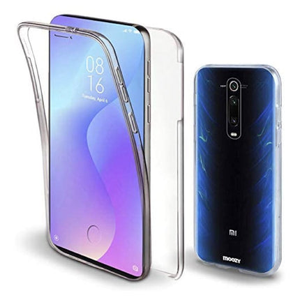 Xiaomi Mi 9T Pro Full Body 360° Hoesje - Volledige Bescherming Transparant TPU Silicone Case + PET Screenprotector