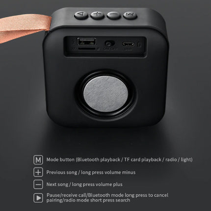 Draadloze Luidspreker Externe Speaker Wireless Bluetooth 4.2 Speaker Soundbar Box Oranjeblauw