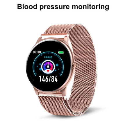 2020 Fashion Sports Smartwatch Fitness Sport Activity Tracker Smartphone Horloge iOS Android - Zwart