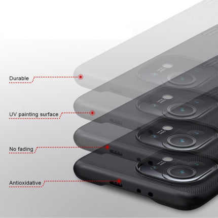 Xiaomi Mi 11 Frosted Shield Hoesje - Shockproof Case Cover Cas Rood