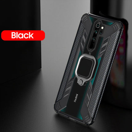 Xiaomi Mi 10 Hoesje  - Magnetisch Shockproof Case Cover Cas TPU Zwart + Kickstand