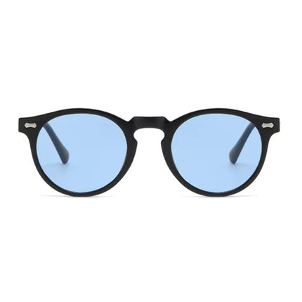 Vintage Zonnebril voor Dames - UV400 Gepolariseerde Bril Shades Brillen - Zwart Blauw