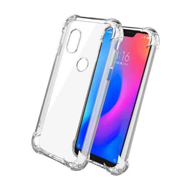 Xiaomi Redmi 6 Pro Transparant Bumper Hoesje - Clear Case Cover Silicone TPU Anti-Shock