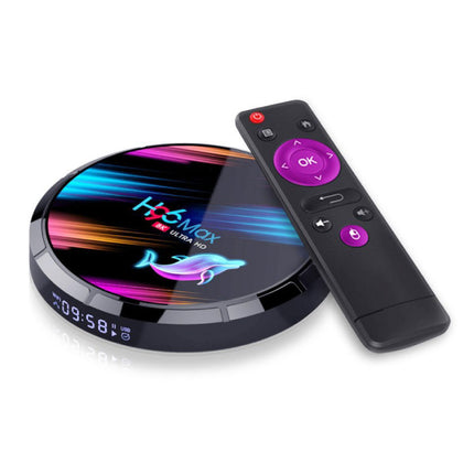 H96 Max 8K TV Box Mediaspeler Android Kodi - 4GB RAM - 128GB Opslagruimte + Draadloos Toetsenbord