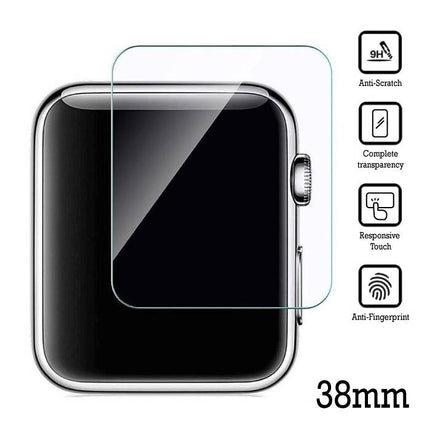 38mm Tempered Glass Clear Screen Protector voor iWatch Series 1 / 2 / 3
