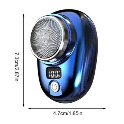 Mini Scheerapparaat - Trimmer Draadloos Scheermachine Elektrische Tondeuse - Blauw