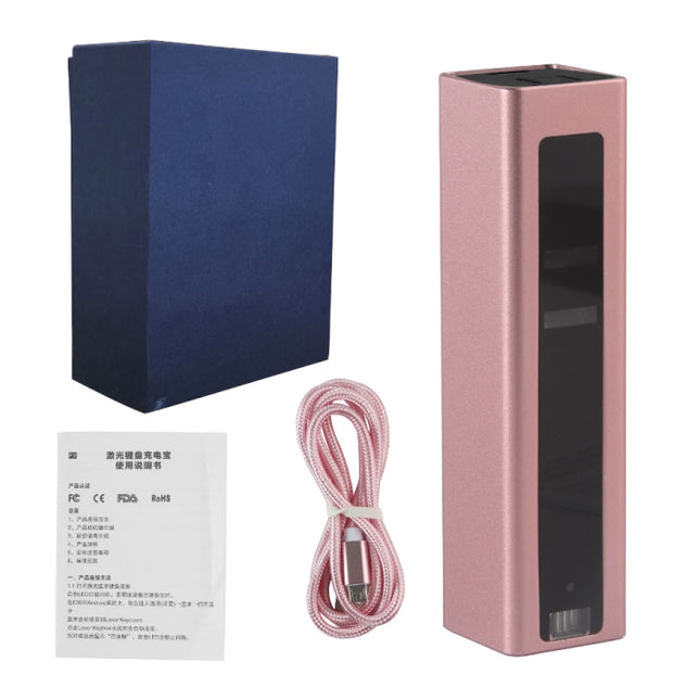 Laser Toetsenbord - Draagbaar Mini Virtueel Keyboard LED Projectie Draadloos - Compatibel met PC, Laptop en Smartphone - Rood