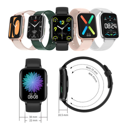 2021 ECG Smartwatch - Leer Bandje Fitness Sport Activity Tracker Horloge Android - Rose Gold