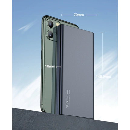 10.000mAh Draadloze Qi Oplader + Powerbank Noodaccu Batterij Wireless Charger Pad Zwart