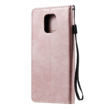 Xiaomi Redmi Note 8 Leren Flip Case Portefeuille - PU Leer Wallet Cover Cas Hoesje Roze
