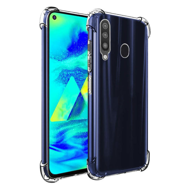 Samsung Galaxy A60 Transparant Bumper Hoesje - Clear Case Cover Silicone TPU Anti-Shock